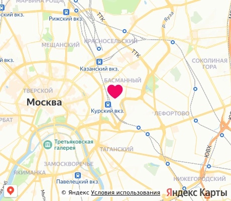 На карте