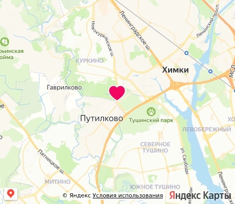 На карте