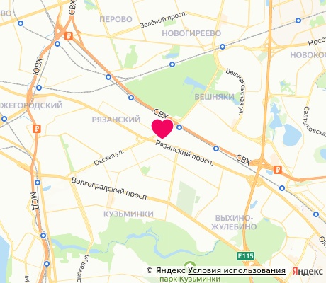 На карте