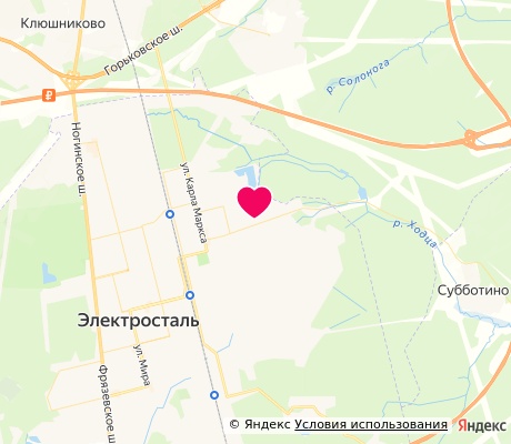 На карте