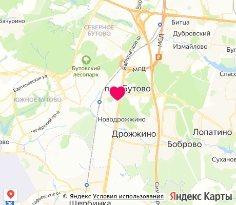 На карте