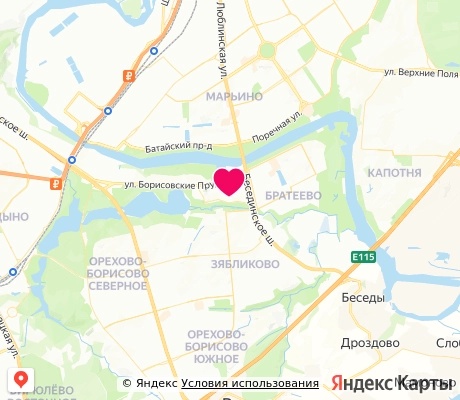 На карте