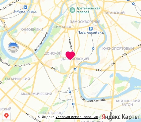 На карте