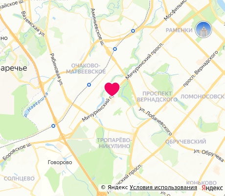 На карте