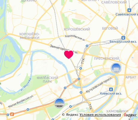 На карте