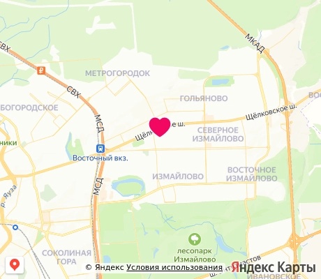 На карте