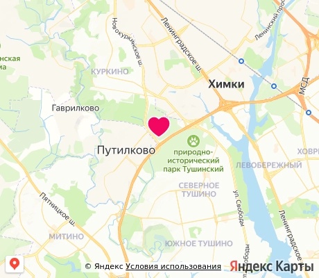 На карте