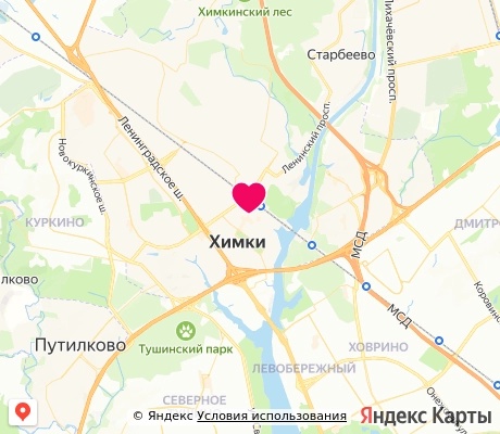 На карте