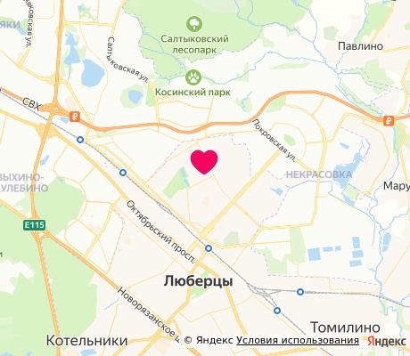 На карте