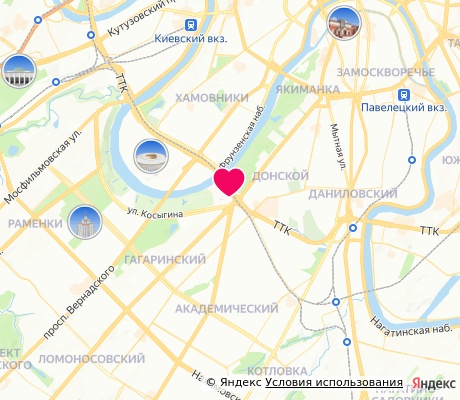 На карте