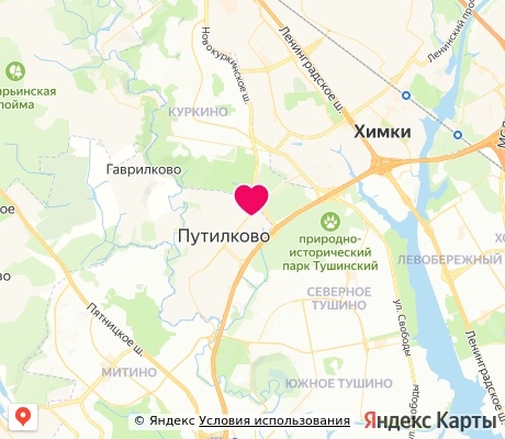 На карте