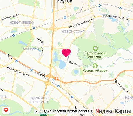 На карте