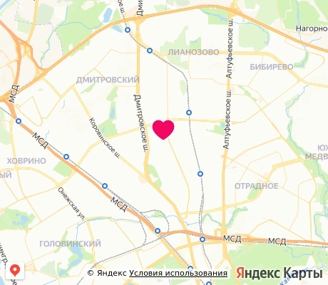 На карте