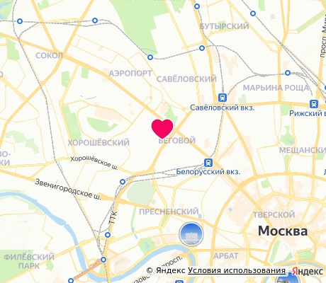 На карте