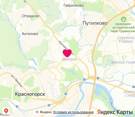 На карте