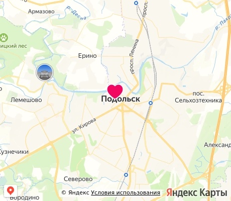 На карте