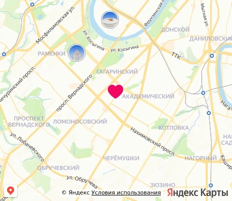 На карте