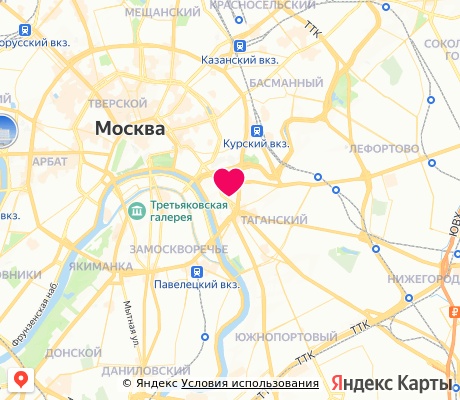 На карте