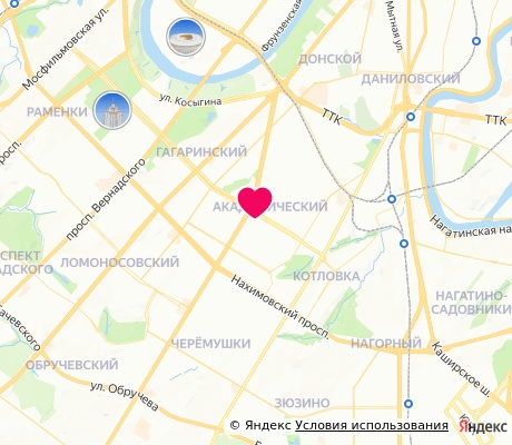 На карте