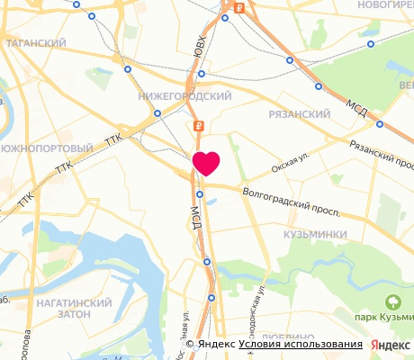 На карте