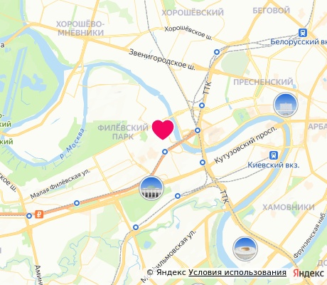 На карте