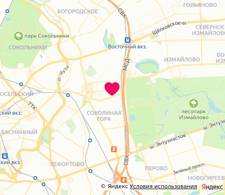 На карте