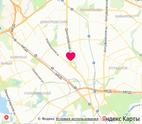На карте