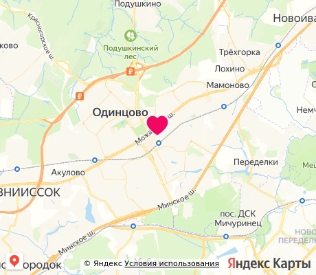 На карте