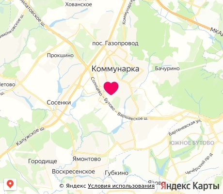 На карте