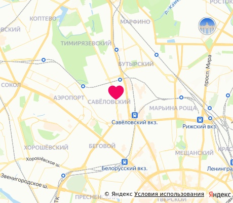 На карте