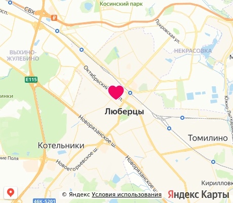 На карте