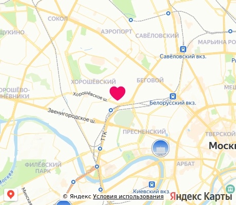 На карте