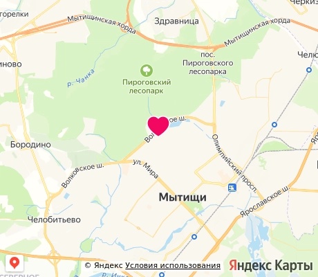 На карте
