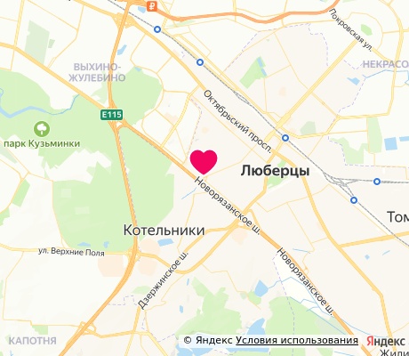 На карте
