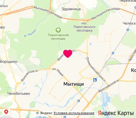 На карте