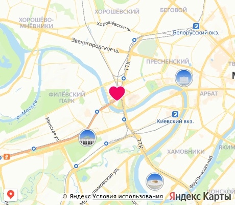 На карте