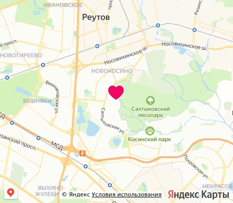 На карте