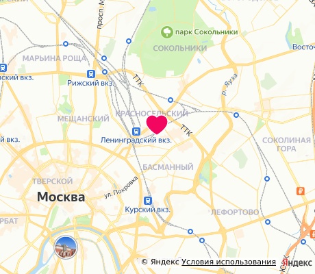 На карте