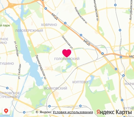 На карте