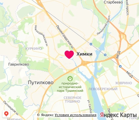 На карте