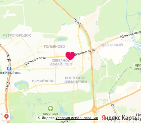 На карте