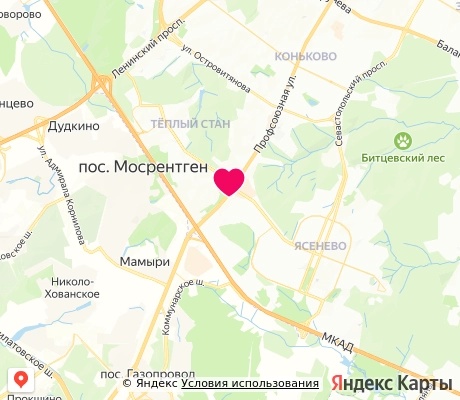 На карте