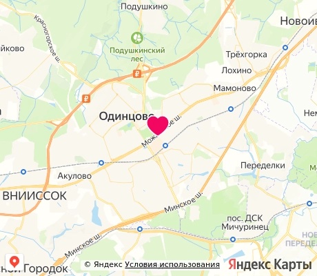 На карте