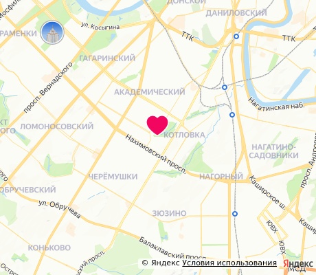 На карте