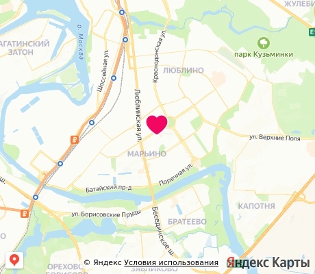 На карте