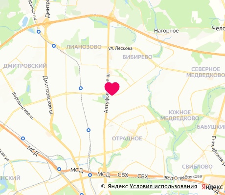 На карте