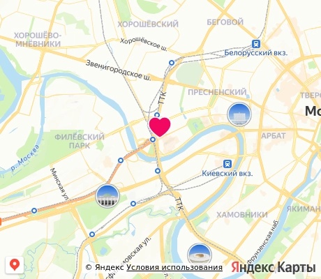 На карте