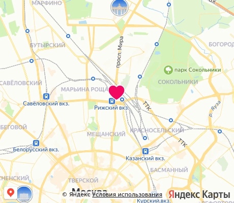 На карте