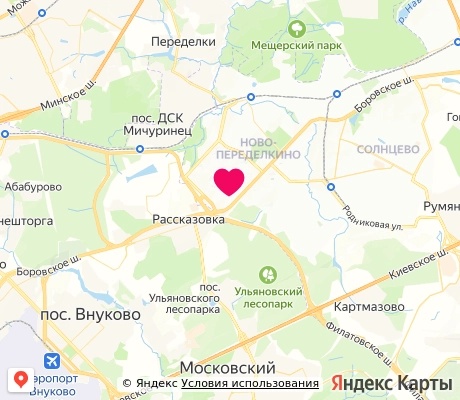 На карте