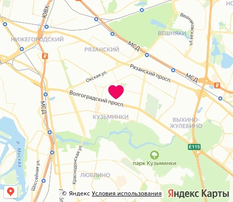 На карте